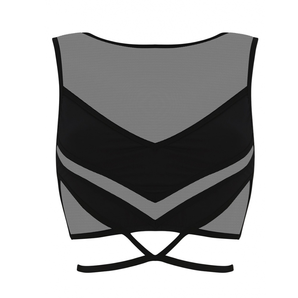 Reckless Wolf Caged Crop Top S